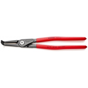 KNIPEX 48 21 J41 clește de precizie pentru inele de siguranță pentru inele interioare cu alezaje acoperit cu material plastic aderent bonderizat în culoarea gri 305 mm