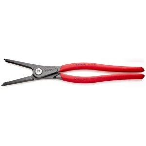 KNIPEX 49 11 A4 clește de precizie pentru inele de siguranță pentru inele exterioare pe axuri acoperit cu material plastic aderent bonderizat în culoarea gri 320 mm (carton cu autoservire/în blister) - Img 2