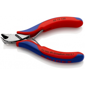 KNIPEX 62 12 120 Tăietor oblic pentru sisteme electronice cu manşoane multicomponent 120 mm - Img 2