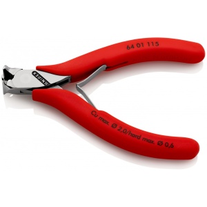 KNIPEX 64 01 115 Tăietor frontal pentru instalații electronice acoperit cu material plastic aderent 115 mm - Img 2