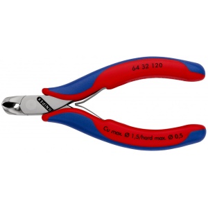 KNIPEX 64 32 120 Tăietor frontal pentru instalații electronice cu manşoane multicomponent 120 mm - Img 3