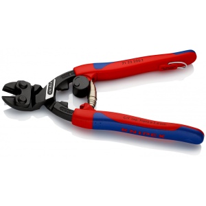 KNIPEX 71 22 200 T CoBolt® Tăietor compact pentru bolțuri cu manşoane suple, multicomponent, cu cârlig de fixare integrat pentru montarea unei siguranţe împotriva căderii vopsit negru 200 mm - Img 3