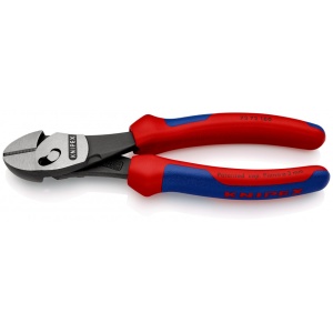 KNIPEX 73 72 180 BK TwinForce® Șfic de tăiere ultraperformant cu manşoane multicomponent vopsit negru 180 mm (carton cu autoservire/în blister)
