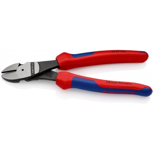KNIPEX 74 22 200 Șfic de forță cu manşoane multicomponent vopsit negru 200 mm - Img 2