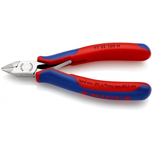 KNIPEX 77 32 120 H Şfic pentru electronică, cu lamă pentru metale dure cu manşoane multicomponent 120 mm - Img 1