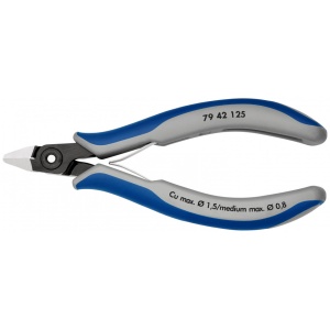 KNIPEX 79 42 125 Șfic de precizie pentru sisteme electronice cu manşoane multicomponent brunat 125 mm - Img 1