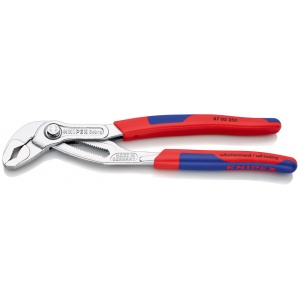 KNIPEX 87 05 250 Cobra® Clește high tech pentru pompe de apă cu manşoane suple, multicomponent cromat 250 mm - Img 1