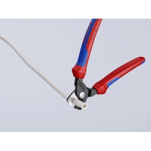 KNIPEX 95 12 160 StepCut Foarfece de tăiat cabluri cu manşoane multicomponent brunat 160 mm - Img 4