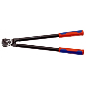KNIPEX 95 12 500 Foarfece de tăiat cabluri cu manşoane multicomponent 500 mm