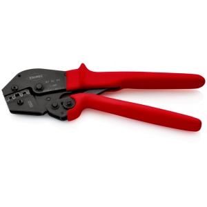 KNIPEX 97 52 05 Clește de sertizat și pentru operarea cu două mâini cu manșoane din plastic aderente brunat 250 mm - Img 2