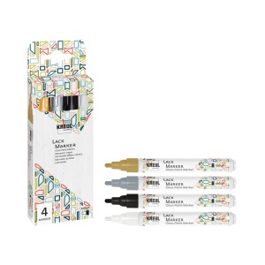 KREUL Gloss Paint Marker medium Set of 4 - Img 2