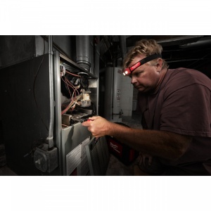 Lanterna frontala cu baterii Milwaukee HL-SF, IP52, 400 lumeni, 3 baterii AAA