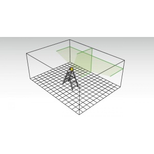 LAX 50 G - nivela laser linii cruce verde, cu suport prindere - Img 2