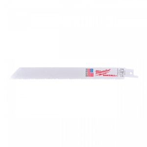 Lemn / Metal / Plastic: Pânze universale Milwaukee 200 x 8 / 12 Tpi - 5 bucati
