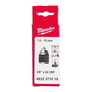 Mandrine fără cheie pentru mașini cu sistem prindere FIXTEC (blocare a axului) Milwaukee - 1.0 - 10 - 3/8″ x 24 - Img 2