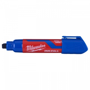 Marker INKZALL™ albastru cu vârf lat - mărimea XL