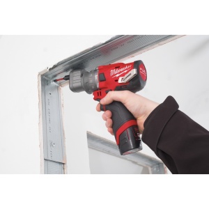 Masina de gaurit si insurubat cu percutie cu acumulator Milwaukee FUEL M12 FPDXKIT-202X, livrata cu acumulatori, valiza - Img 9