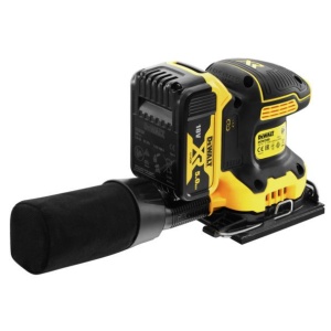 Masina de slefuit cu vibratii Dewalt DCW200P2, cu 2 acumulatori Li-Ion 18 V, 108 x 115 mm, 8000-13500 rpm - Img 3
