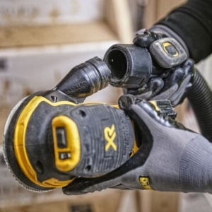 Masina de slefuit orbital Dewalt DCW210NT, compatibila cu acumulatori Li-Ion 18 V / 54 V, 125 mm, 8000-12000 rpm, cutie TSTAK - Img 5