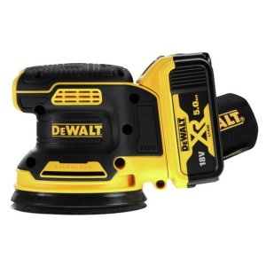 Masina de slefuit orbital Dewalt DCW210P2, cu 2 acumulatori Li-Ion 5.0 Ah/18 V, 125 mm, 8000-12000 rpm - Img 2