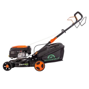 Masina de tuns gazonul cu autopropulsie Greenfield G-MTG421A-T6, 3.46 cp, 146 cmᶟ, 42 cm latime lucru, 5 trepte taiere, sac colector 40 l - Img 4