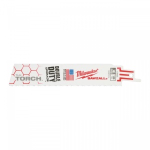Metal: Pânze Heavy Duty TORCH™ pentru lucrări de demolare Milwaukee TORCH 150 x 18 Tpi - 5 bucati - Img 1