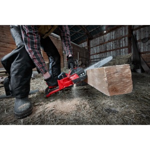 MILWAUKEE M18FCHS35-122 FIERĂSTRĂU CU LANȚ, LAMA 35 CM, 2 BATERII 12 AH, INCARCATOR - Img 9