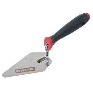 MISTRIE INOX TRIUNGHI-TESITA CU MANER GUMAT 160X100MM