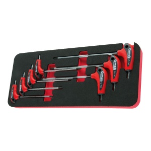 Modul OSC cu 7 chei locas TORX cu maner T - 260×160×50 MOB TX9-TX40