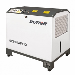 Motocompresor stationar ROTAIR GOMMAIR 10-11 debit 930 l/min/11bar motor diesel Yanmar 10.5 KW - Img 1