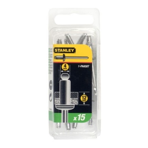 Nituri din aluminiu Stanley 1-PAA58T, 4x12 mm, pachet 15 buc