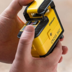 Nivela laser 360°, cu autonivelare, Stanley SLL360, dioda rosie - Img 7
