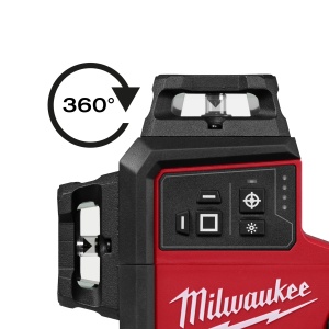 Nivela laser verde cu aliniere automata Milwaukee 360°, in 3 planuri, model M12 A3PLO-0C - Img 13