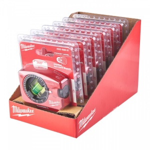 Nivela magnetica de buzunar Milwaukee 7.8 cm lungime, bulă ajustabila la 360° pentru citirea unghiurilor
