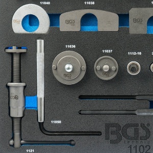 Organizator pentru carucior BGS, 50 piese presat cilindrii frana, 2/3 sertar - Img 6
