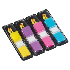PageMarker 12 x 43 mm 140 file neon Post-it 4 culori/set