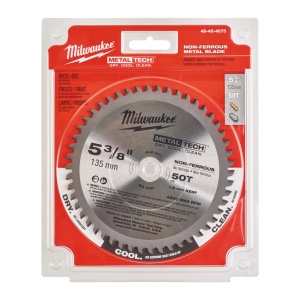 Pânze fierăstrău circular pentru metal Milwaukee (Diametru interior disc (mm): 20, Nr. dinți: 50, Diametrul exterior al pânzei (mm): 135, Lățime tăiere (mm): 1.6) - Img 4