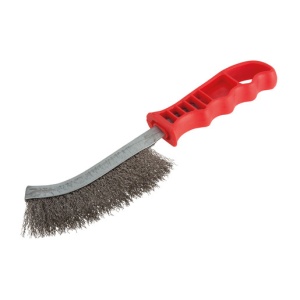 Perie de sarma de mana Wolfcraft 2717000, 265 mm, inox, maner plastic
