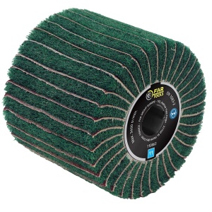 Perie fibre sintetice, A120&240, pentru slefuitor / restaurator REX - Energybrush - Img 1