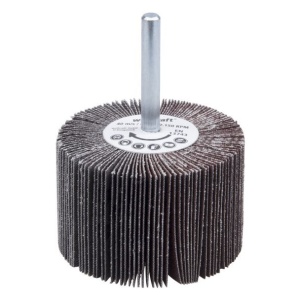 Perie lamelara Wolfcraft 2035000, granulatie 150, ax prindere 6 mm, D 60x40 mm