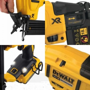 Pistol de batut cuie Dewalt DCN680NT, compatibil cu acumulatori Li-Ion 18 V XR , cuie 1.25 / 15-54 mm, capacitate magazie 110 buc, in geanta TSTAK - Img 2