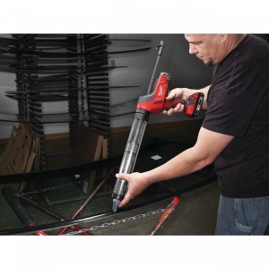 Pistol de silicon 600 ml tub transparent Milwaukee C18 PCG/600T-201B, livrat cu acumulator, geanta