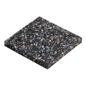 Placa cauciuc pentru constructii terasa lemn Wolfcraft 6987000, 90 x 90 x 10 mm, set 20 bucati - Img 1