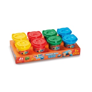 Plastilină Baby Dough Carioca 8 x 150 g/cutie