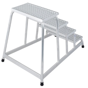 Platforma cu podest tip gratar, 4 trepte, inaltime de lucru 2.80m - Img 2