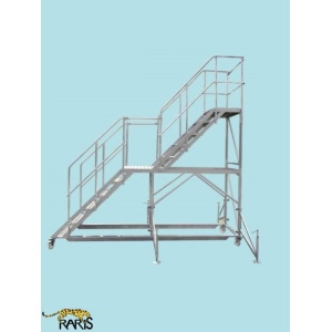 Platforma mobila , la 45 grade cu doua podini -cod PTMA - Img 1