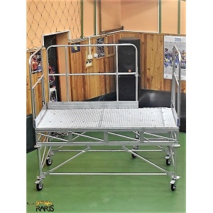 Platforma mobila RARIS, aluminiu, cu podina extinsa, la 60°, Gmax = 400 kg, tip P2M60 - Img 8