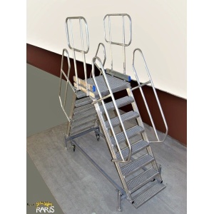Platforma mobila RARIS, aluminiu, la 60°, Gmax = 200 kg, dubla - tip PN60D - Img 5