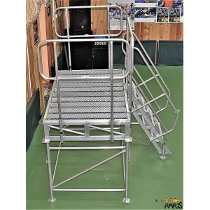 Platforma RARIS fixa, la 60°, rigidizata, cu podina extinsa, Gmax = 400 kg, tip P2F60 - Img 4