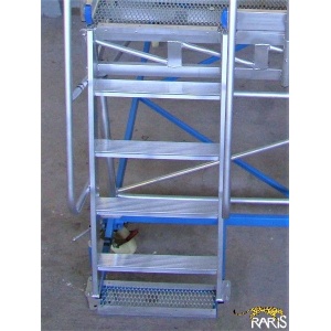 Platforma RARIS la 60°, mobila, rigidizata, baza otel, structura aluminiu,cu podina extinsa, tip PBE - Img 7